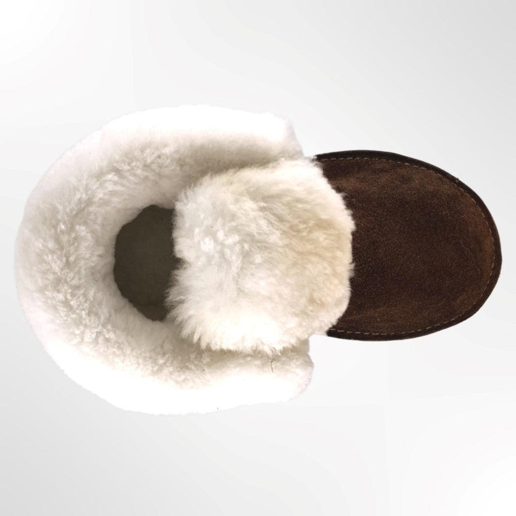 feets Original Brown Sheepskin Slippers - Feets